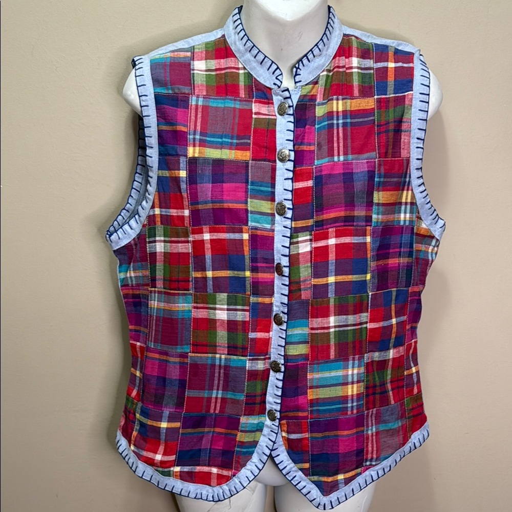 NWT Vintage Ellen Richman Vest/Top Sz M